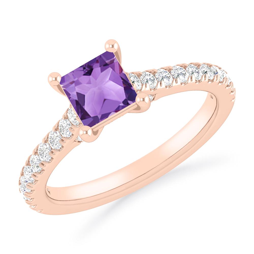 Rose Gold - Amethyst