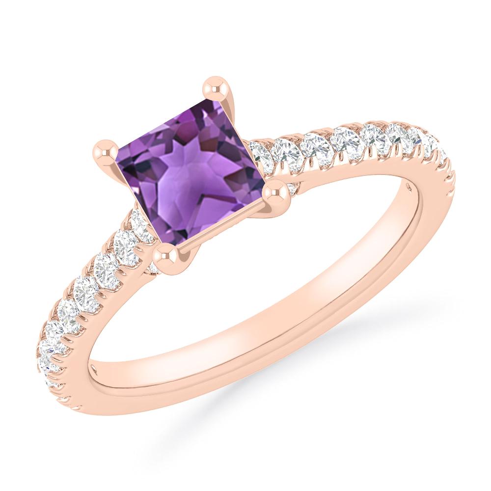 Rose Gold - Amethyst