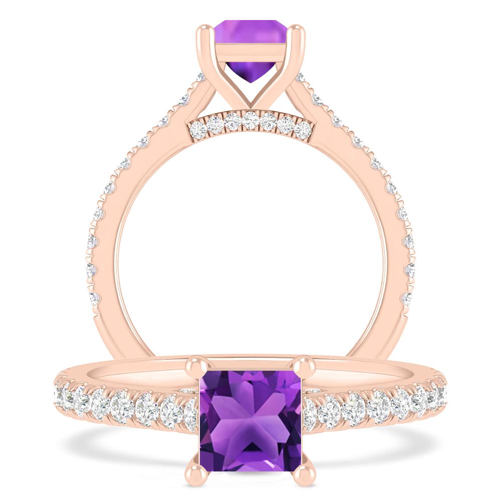 Rose Gold - Amethyst