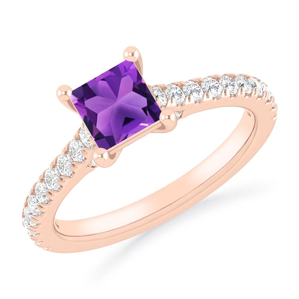 Rose Gold - Amethyst