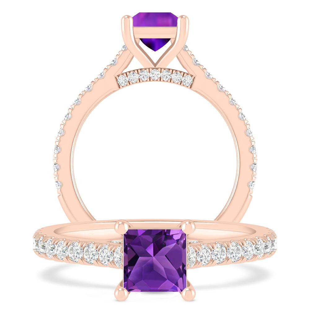 Rose Gold - Amethyst