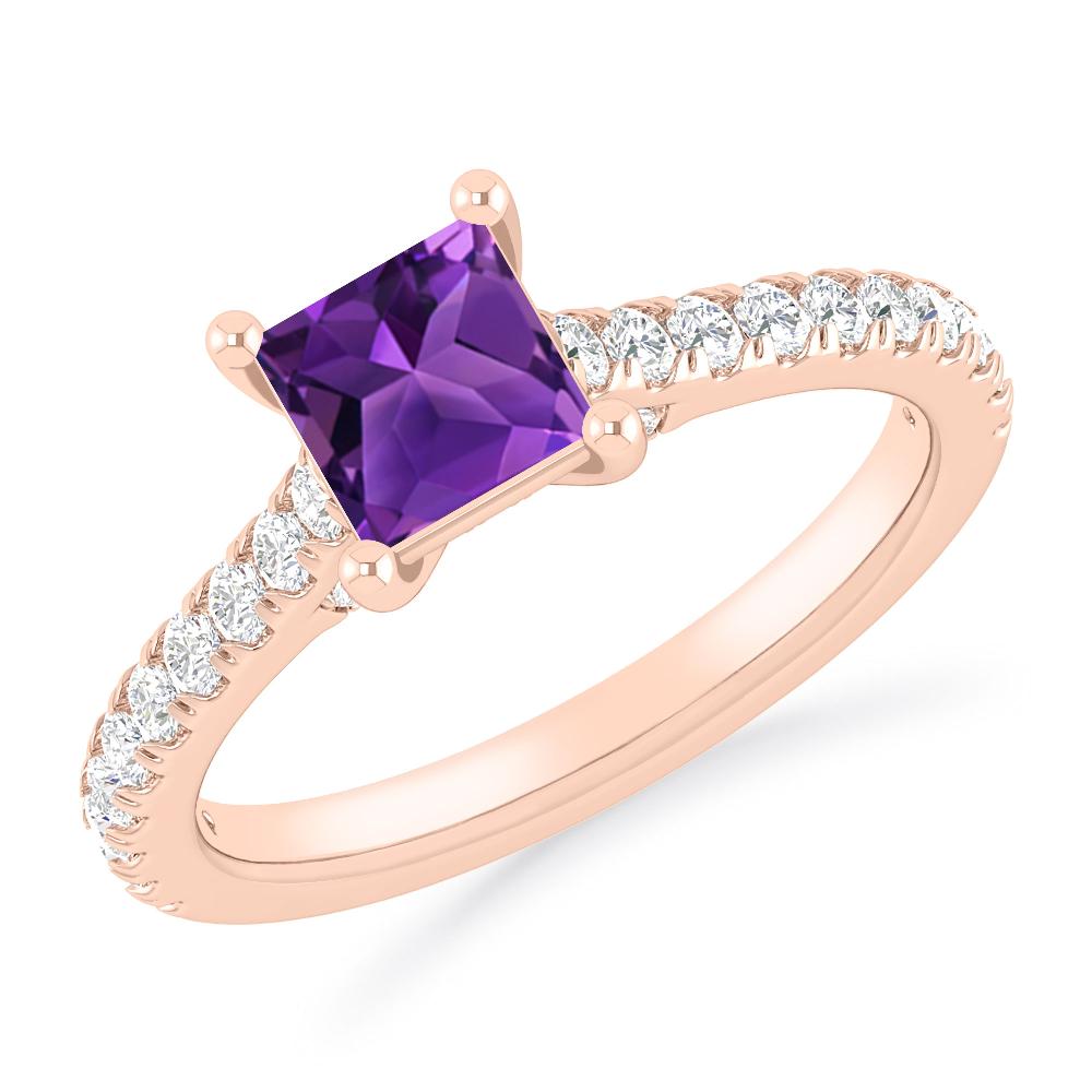 Rose Gold - Amethyst