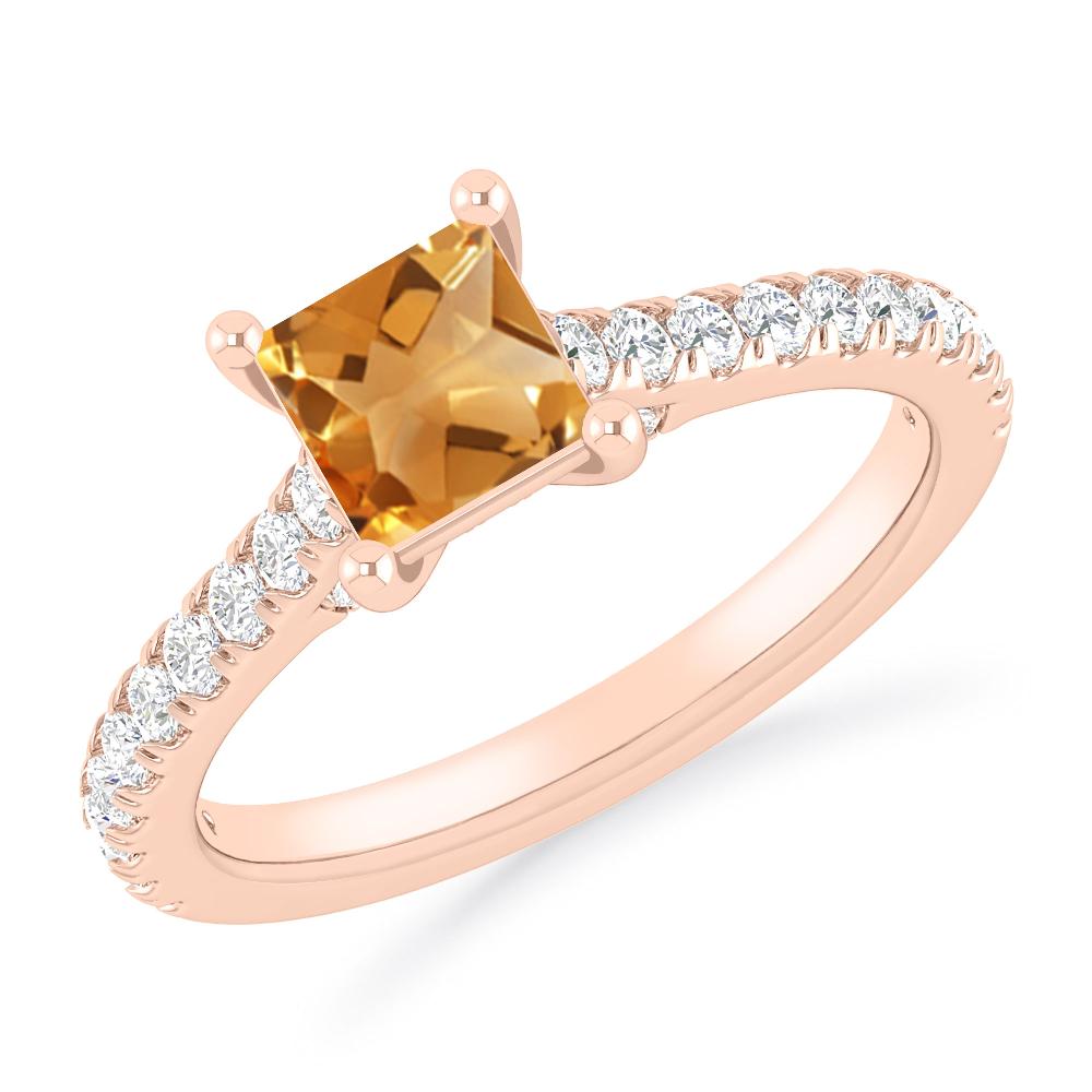 Rose Gold - Citrine