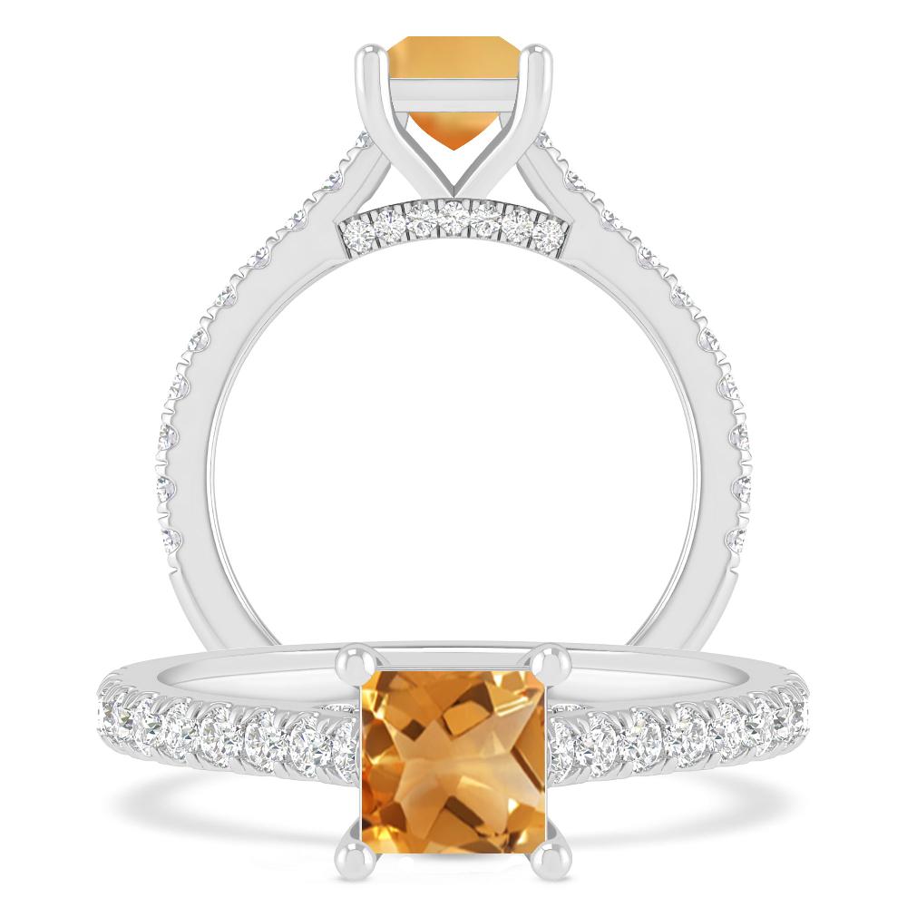 White Gold - Citrine