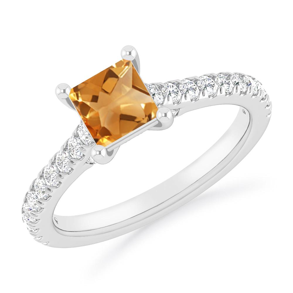 White Gold - Citrine