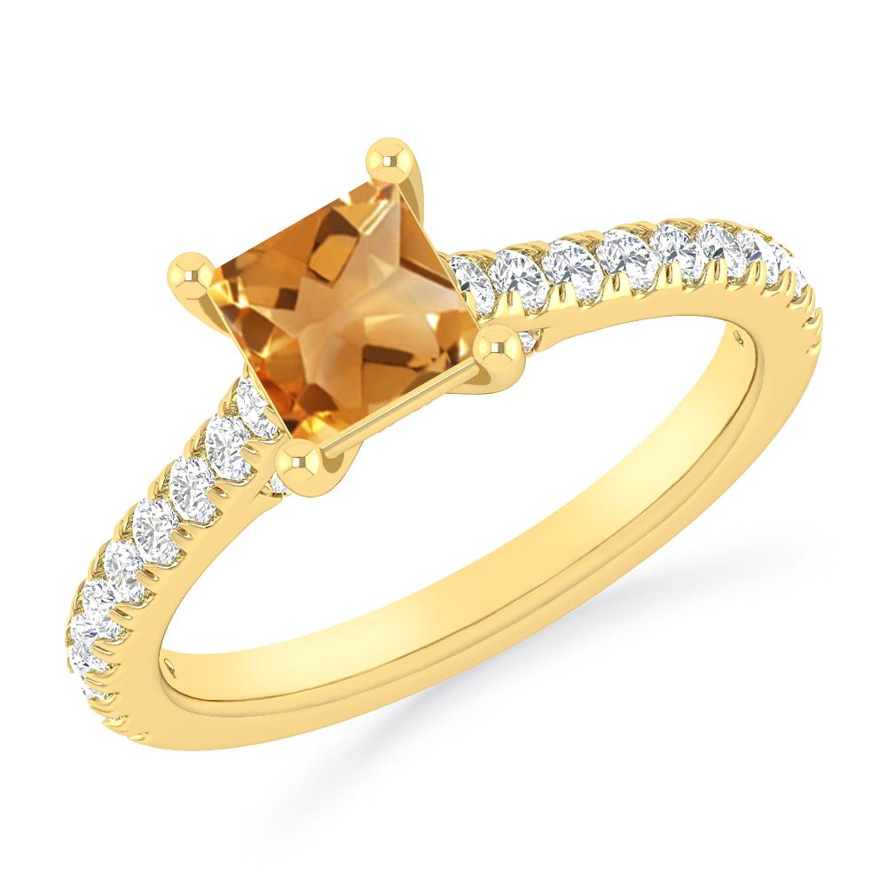 Yellow Gold - Citrine