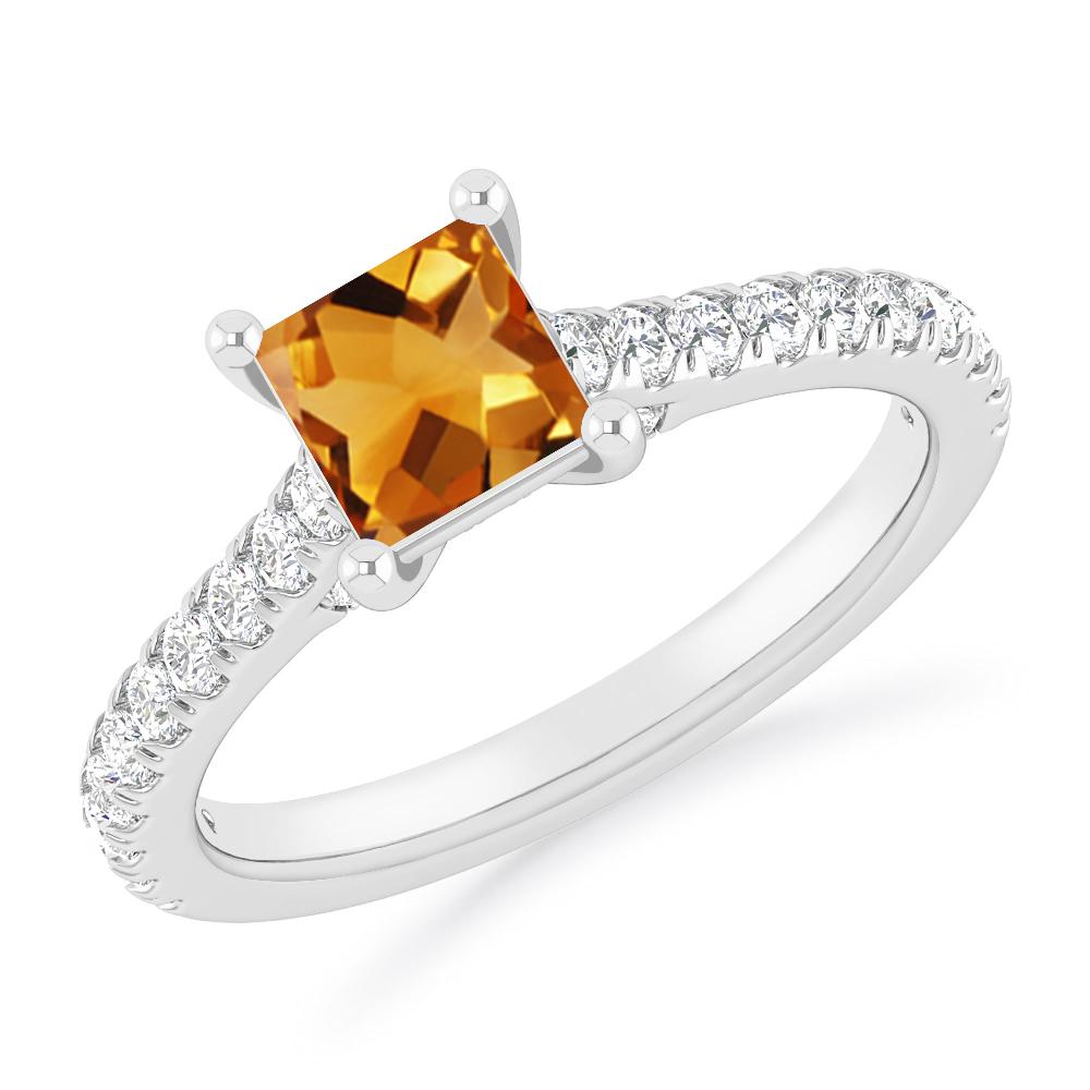 White Gold - Citrine