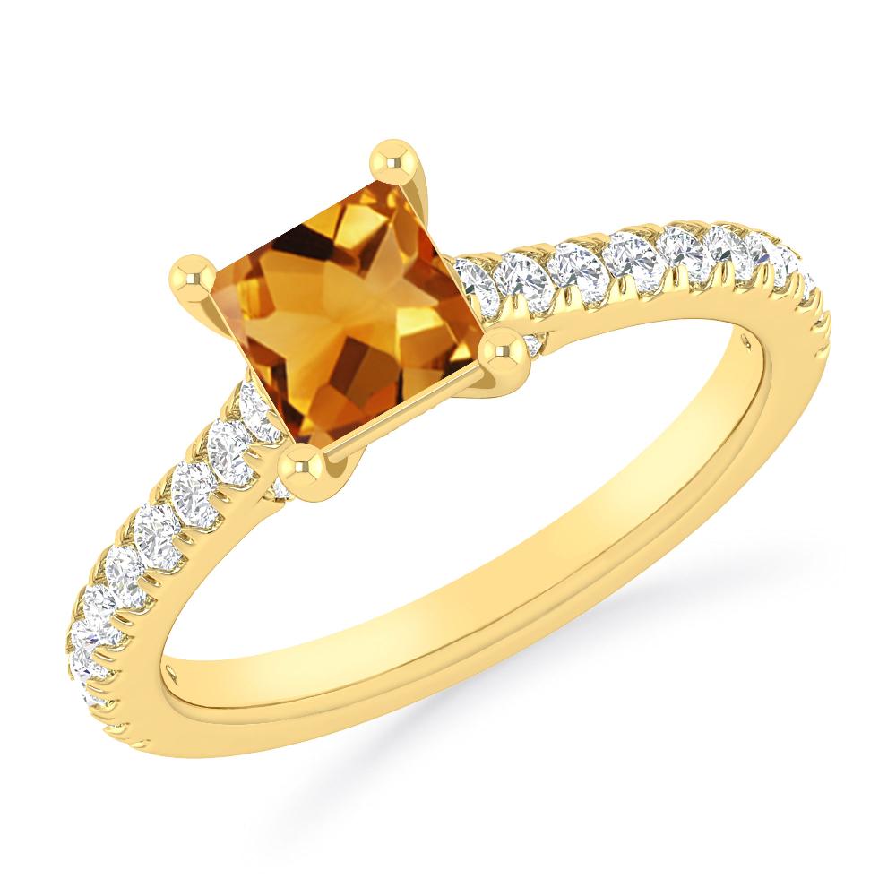 Yellow Gold - Citrine