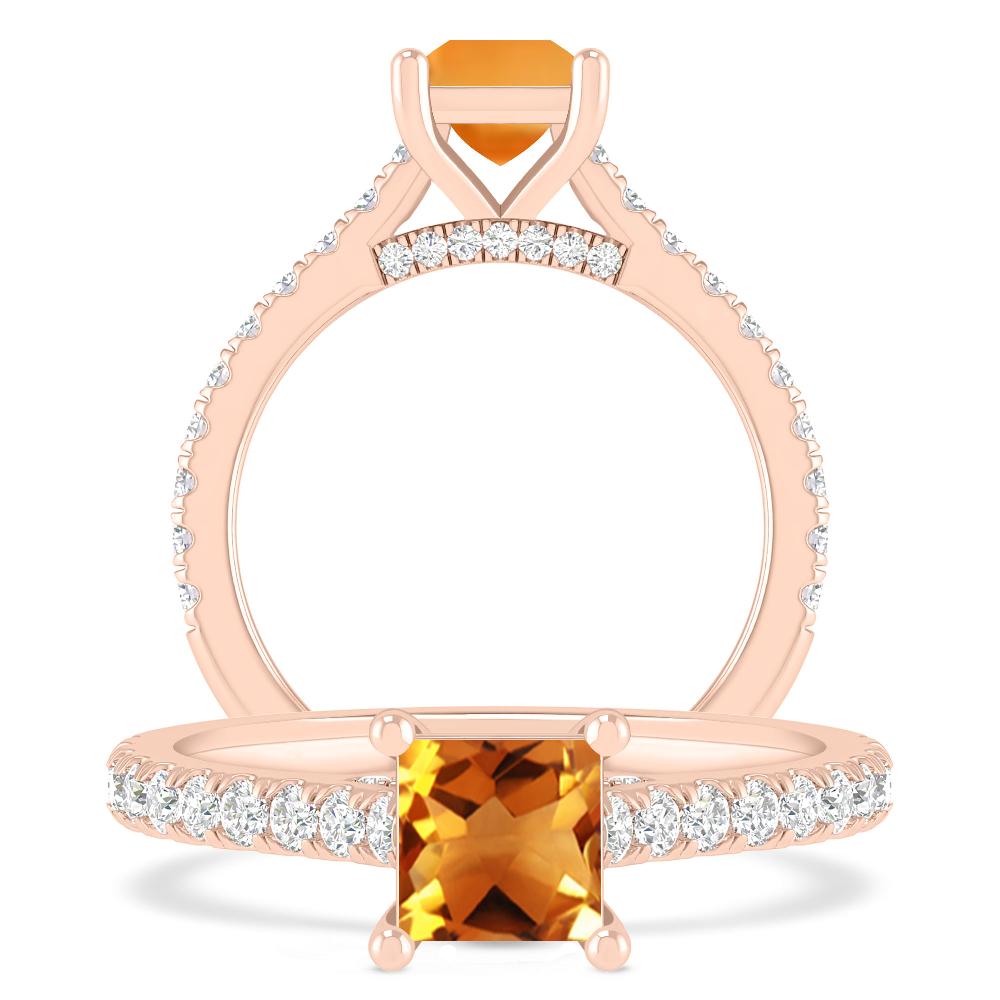 Rose Gold - Citrine