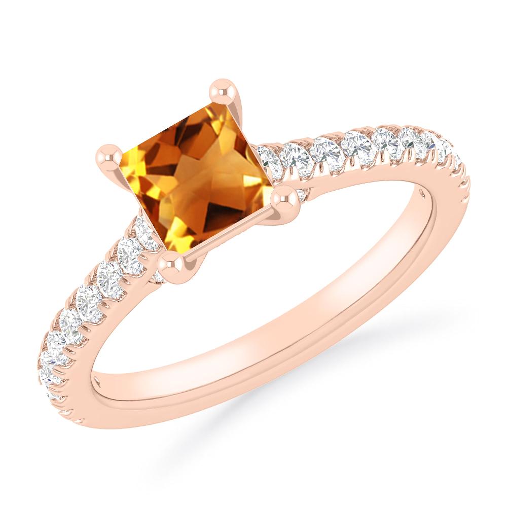 Rose Gold - Citrine