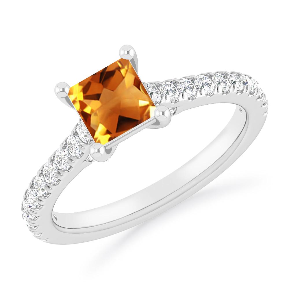 White Gold - Citrine