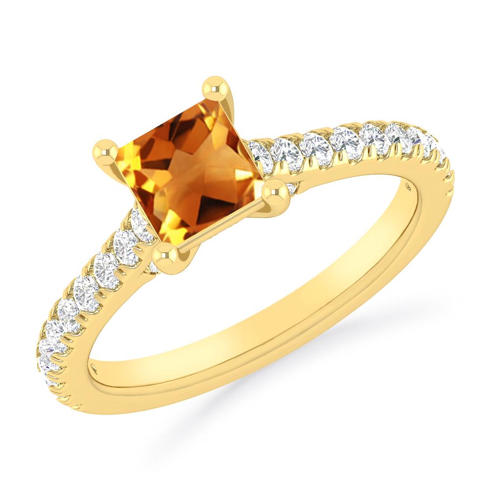 Yellow Gold - Citrine