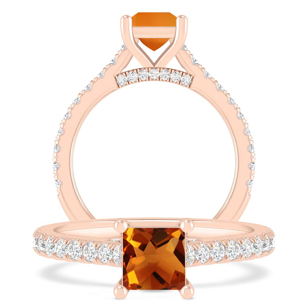 Rose Gold - Citrine