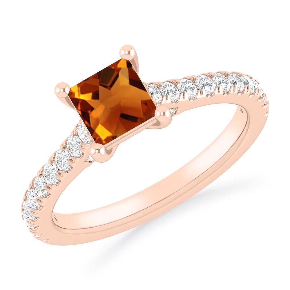 Rose Gold - Citrine