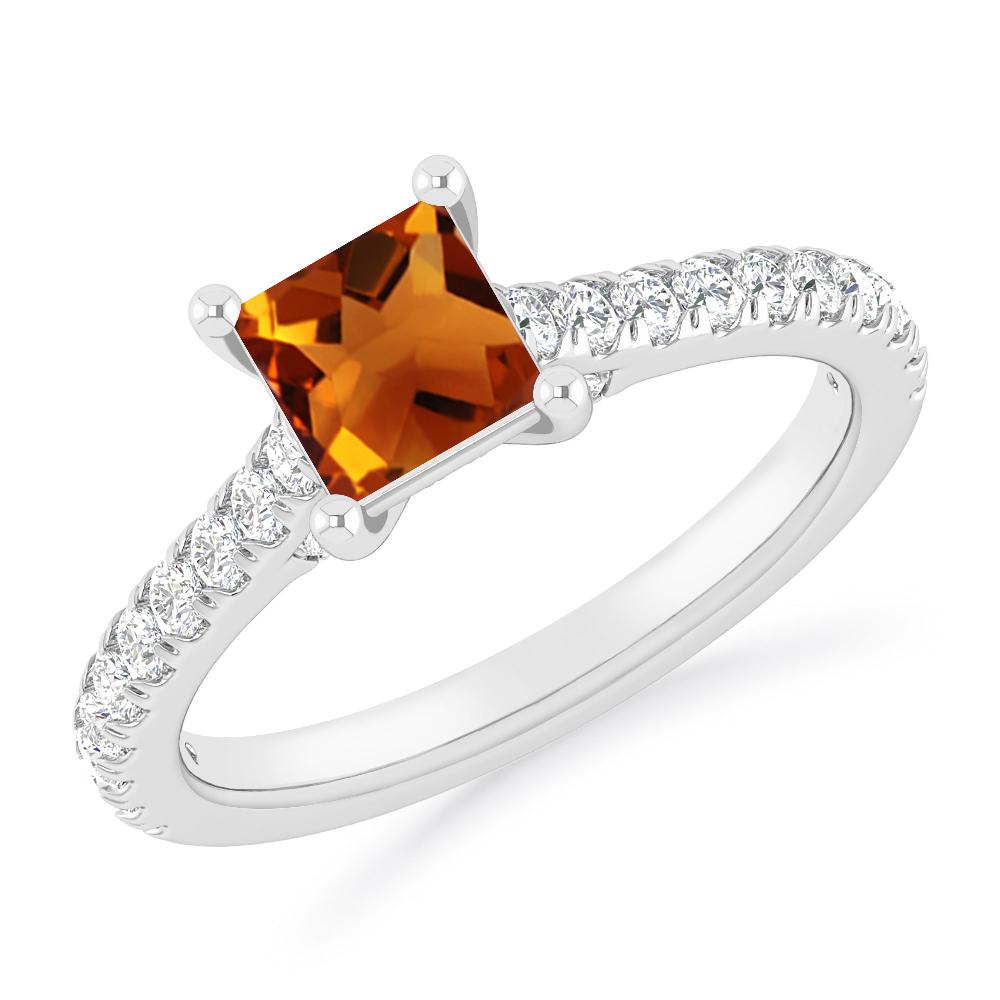 White Gold - Citrine