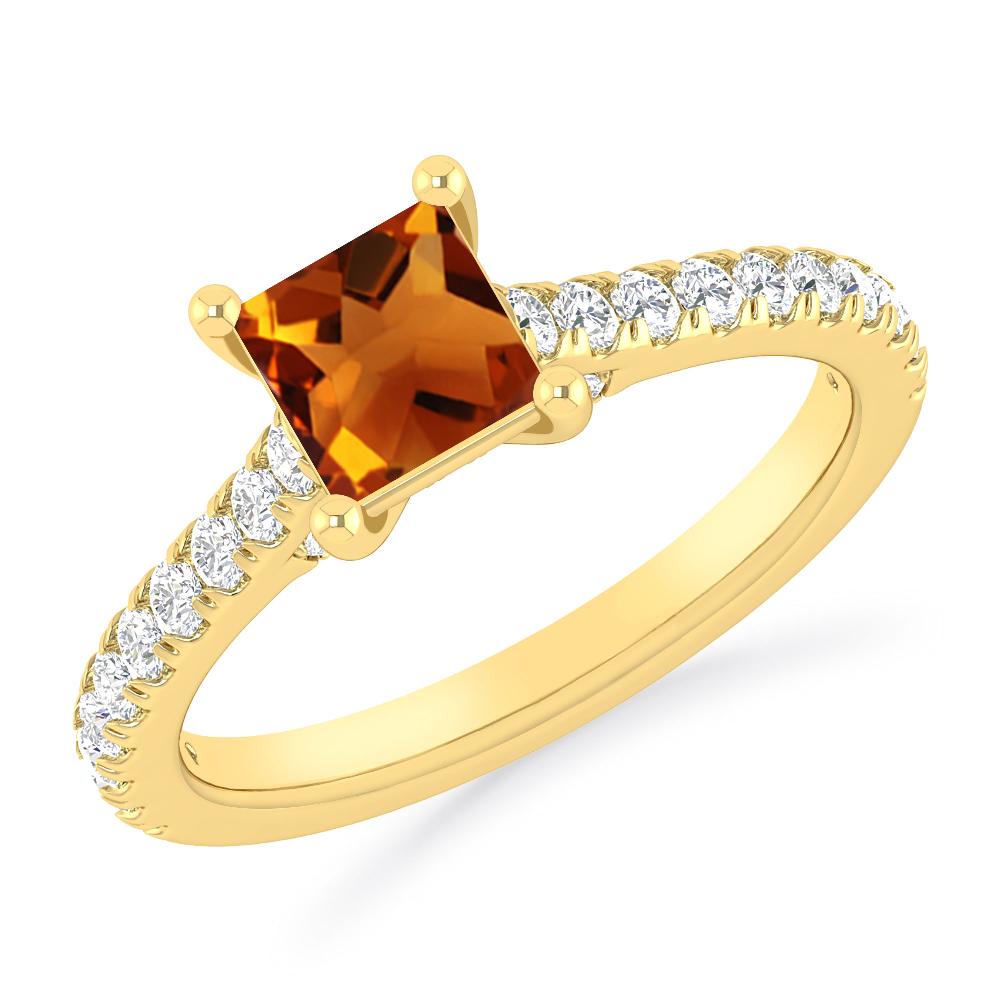 Yellow Gold - Citrine