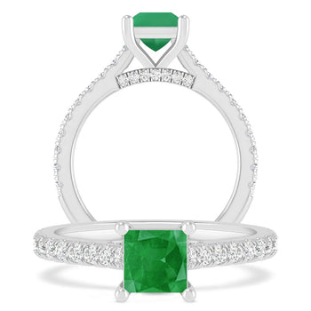 White Gold - Emerald