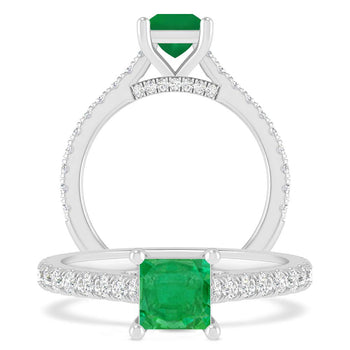 White Gold - Emerald