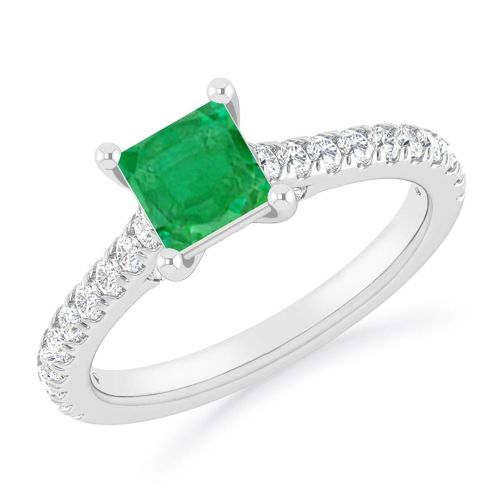 White Gold - Emerald