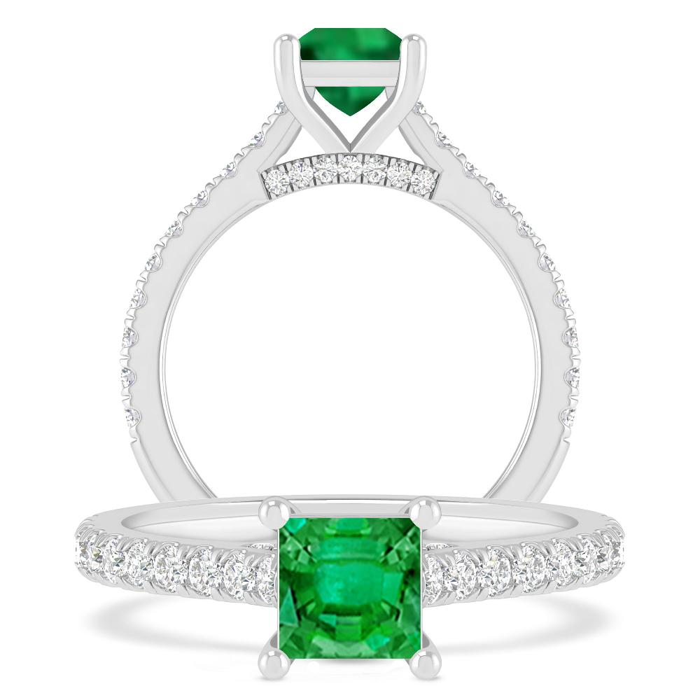 White Gold - Emerald