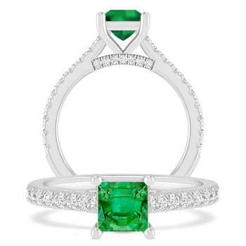 White Gold - Emerald