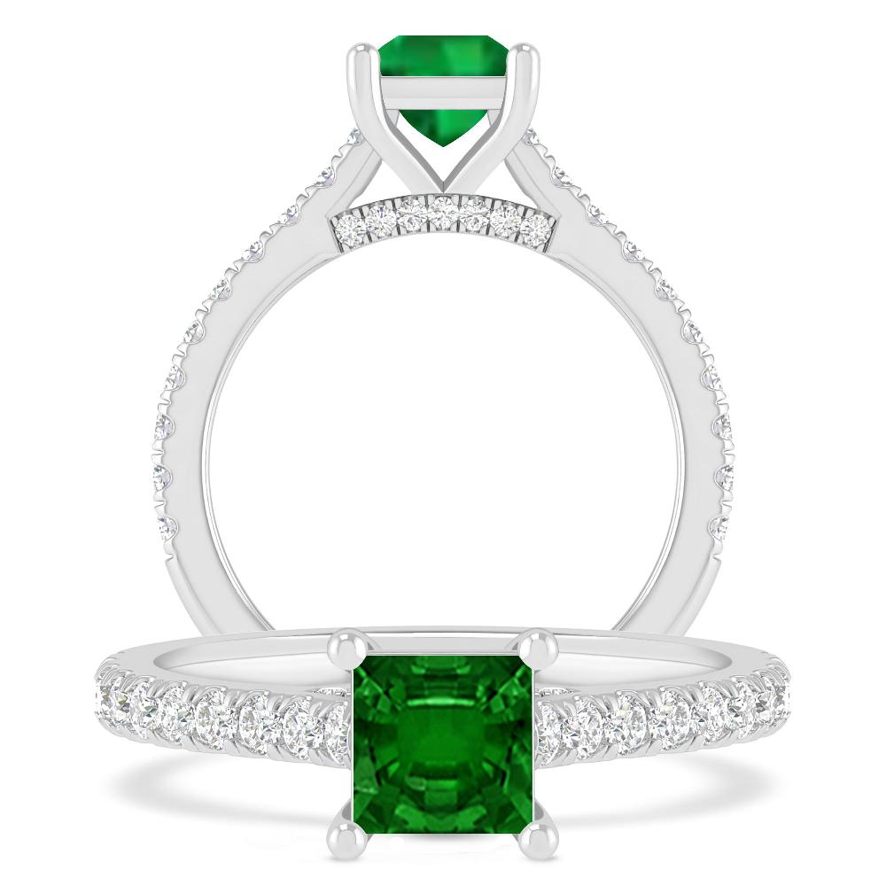 White Gold - Emerald