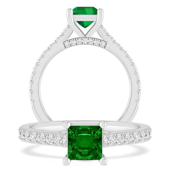 White Gold - Emerald