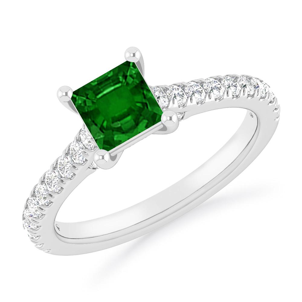 White Gold - Emerald