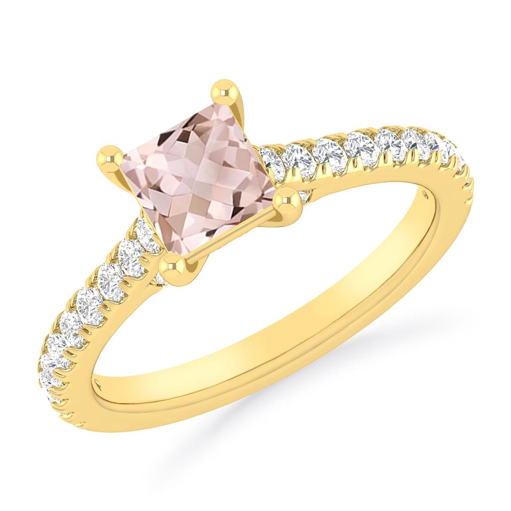 Yellow Gold - Morganite