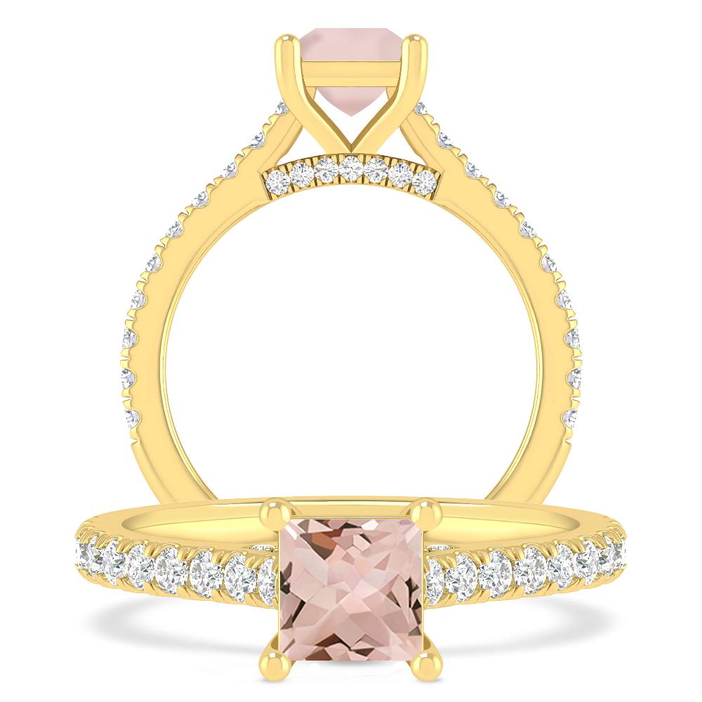 Yellow Gold - Morganite