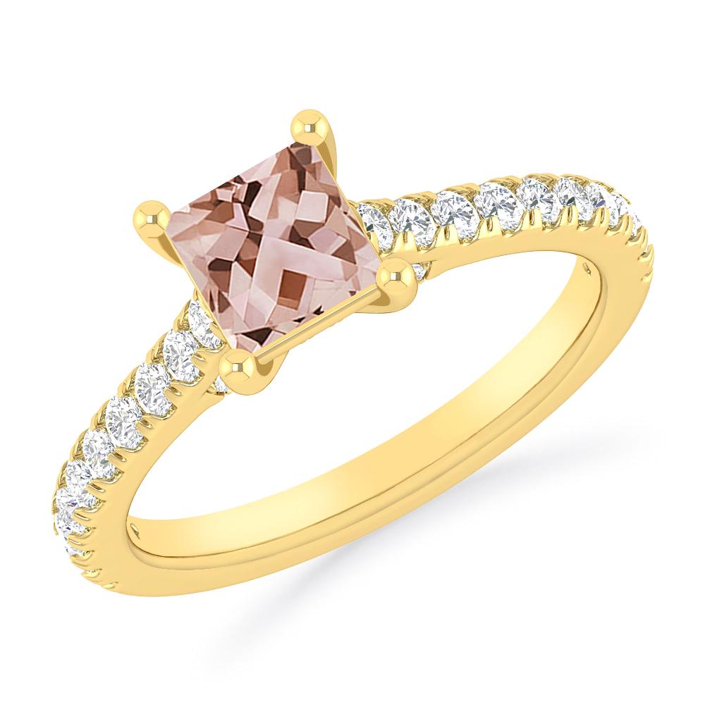 Yellow Gold - Morganite