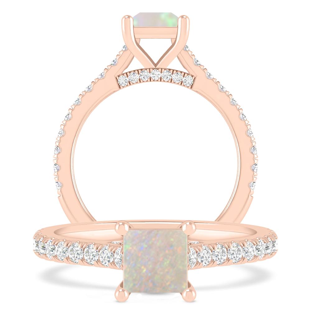 Rose Gold - Opal