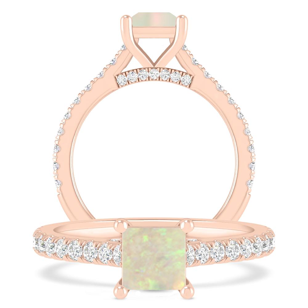 Rose Gold - Opal