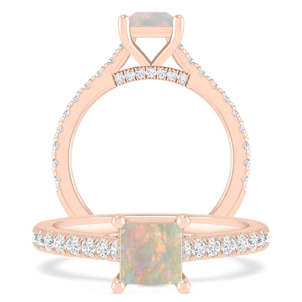 Rose Gold - Opal