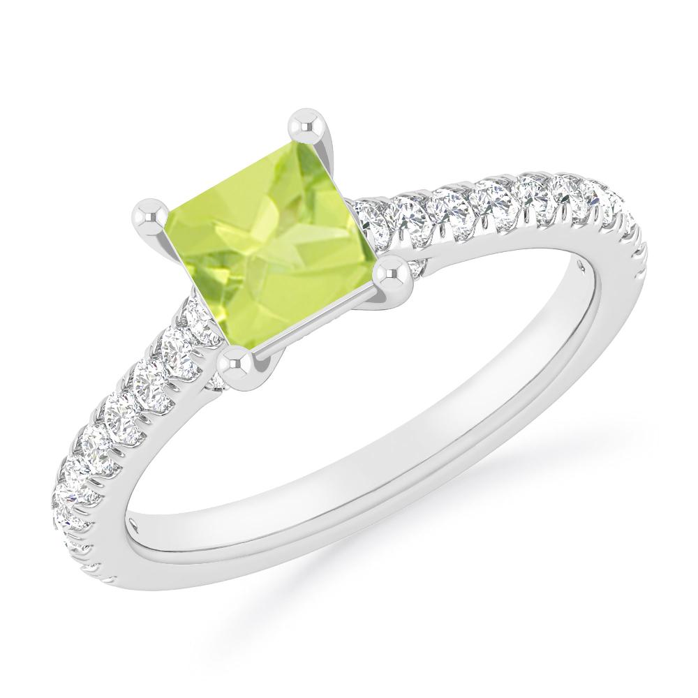 White Gold - Peridot