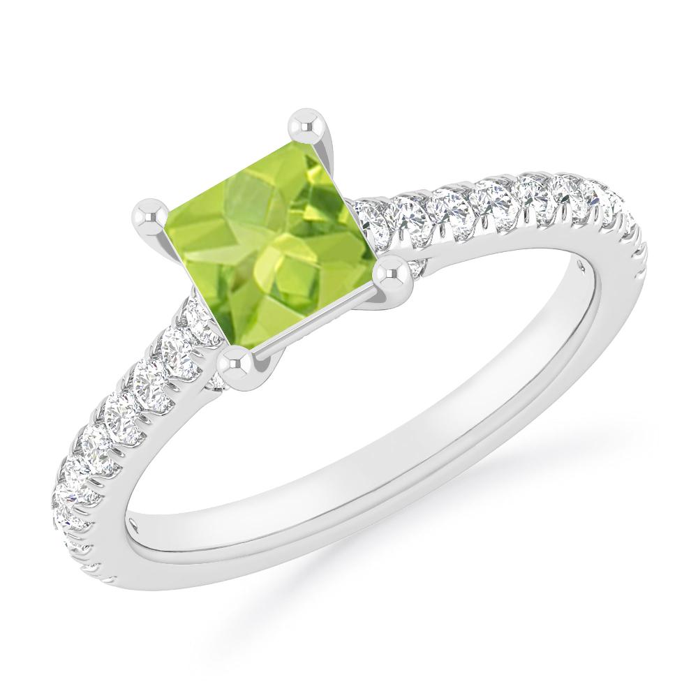 White Gold - Peridot