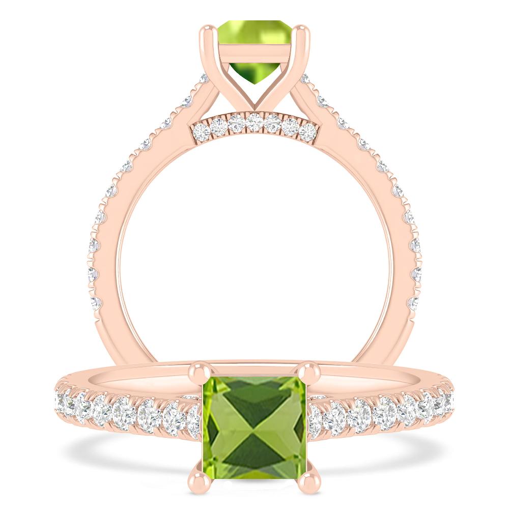 Rose Gold - Peridot