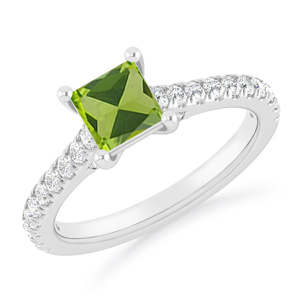 White Gold - Peridot