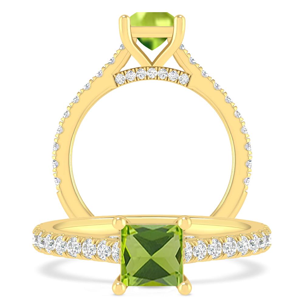 Yellow Gold - Peridot