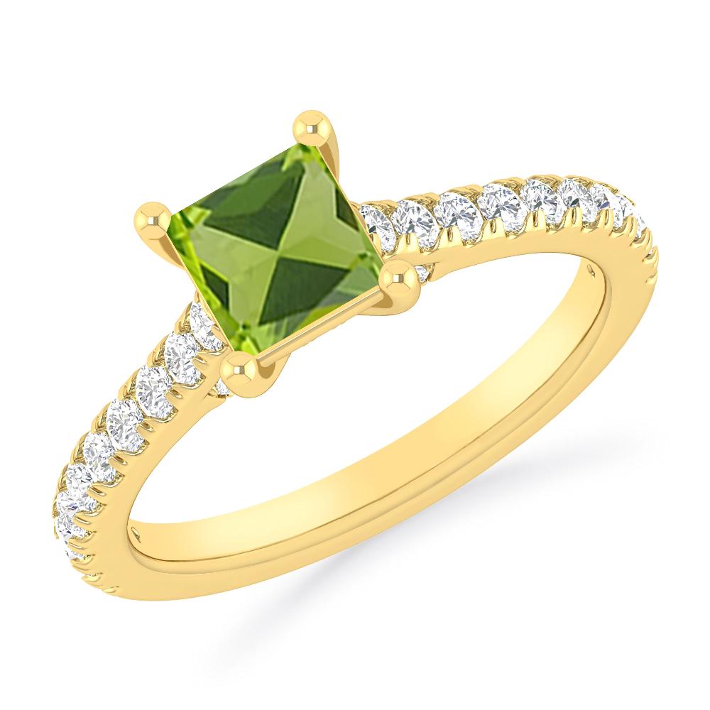 Yellow Gold - Peridot