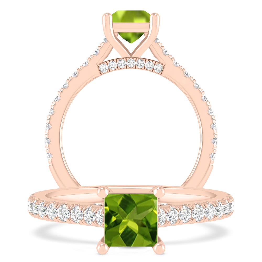 Rose Gold - Peridot