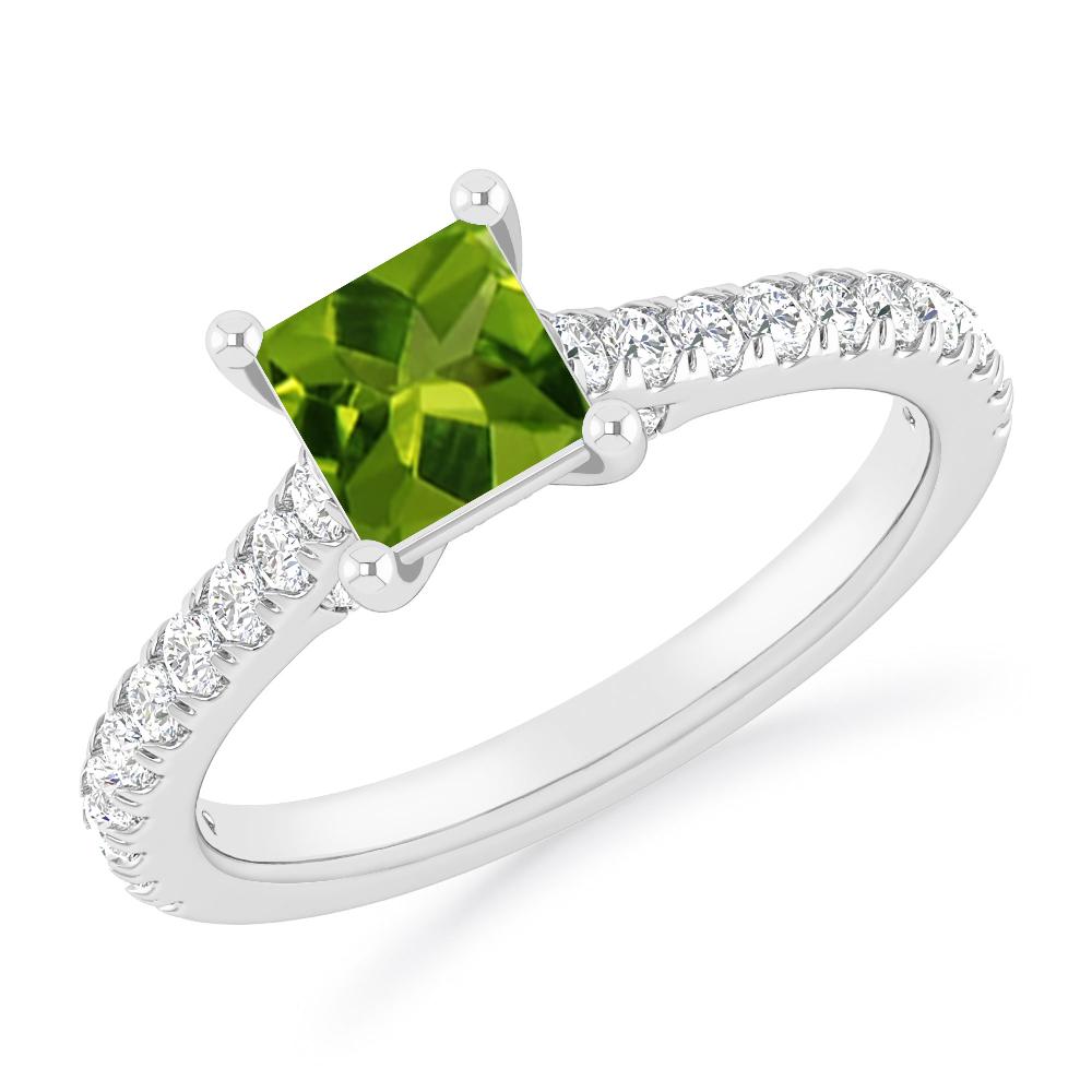 White Gold - Peridot