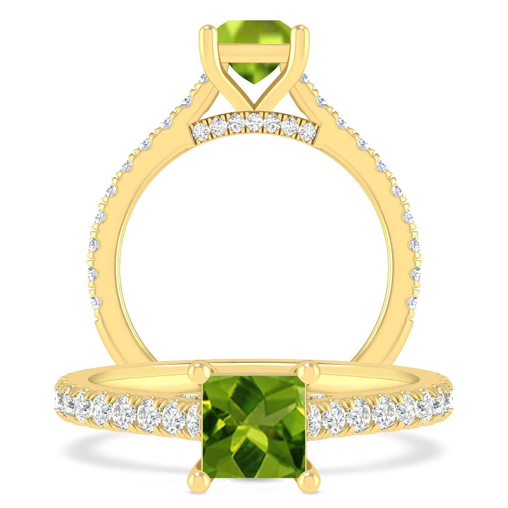 Yellow Gold - Peridot