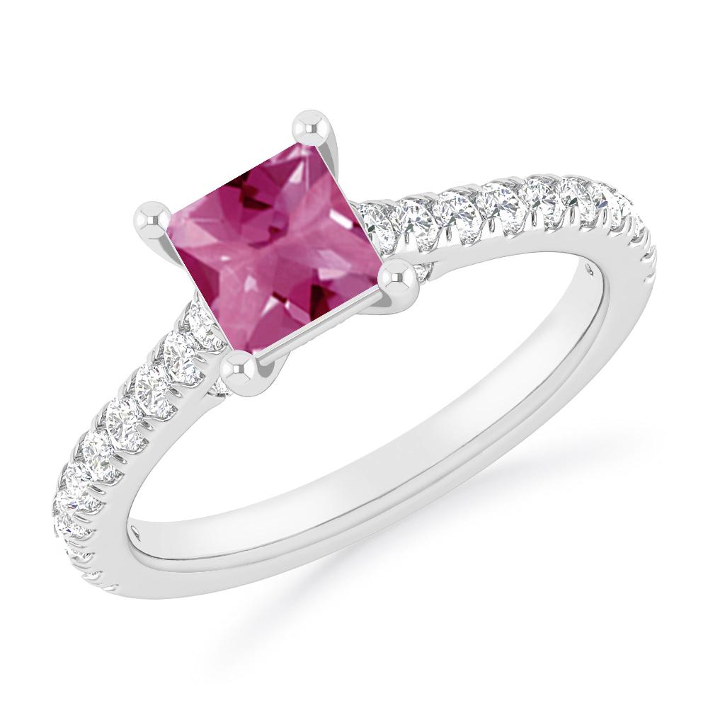 White Gold - Pink Tourmaline