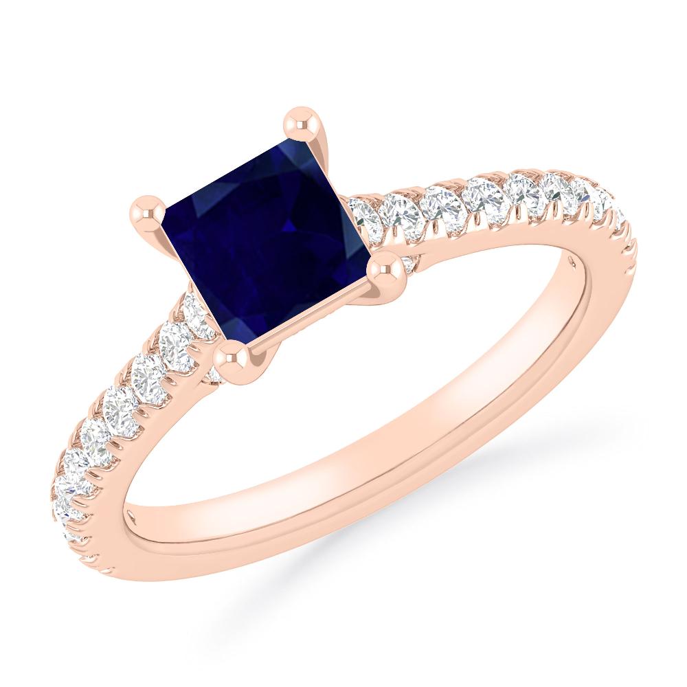 Rose Gold - Sapphire