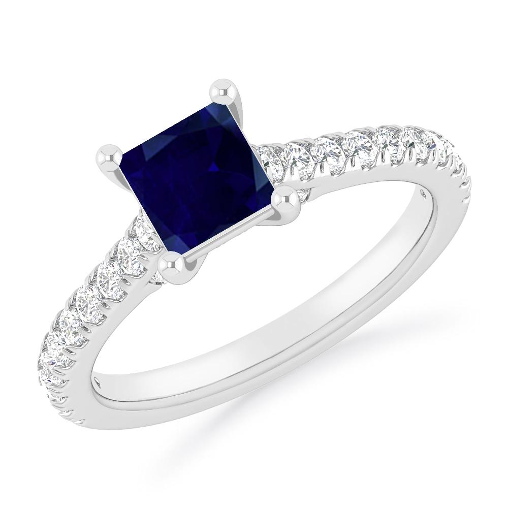 White Gold - Sapphire