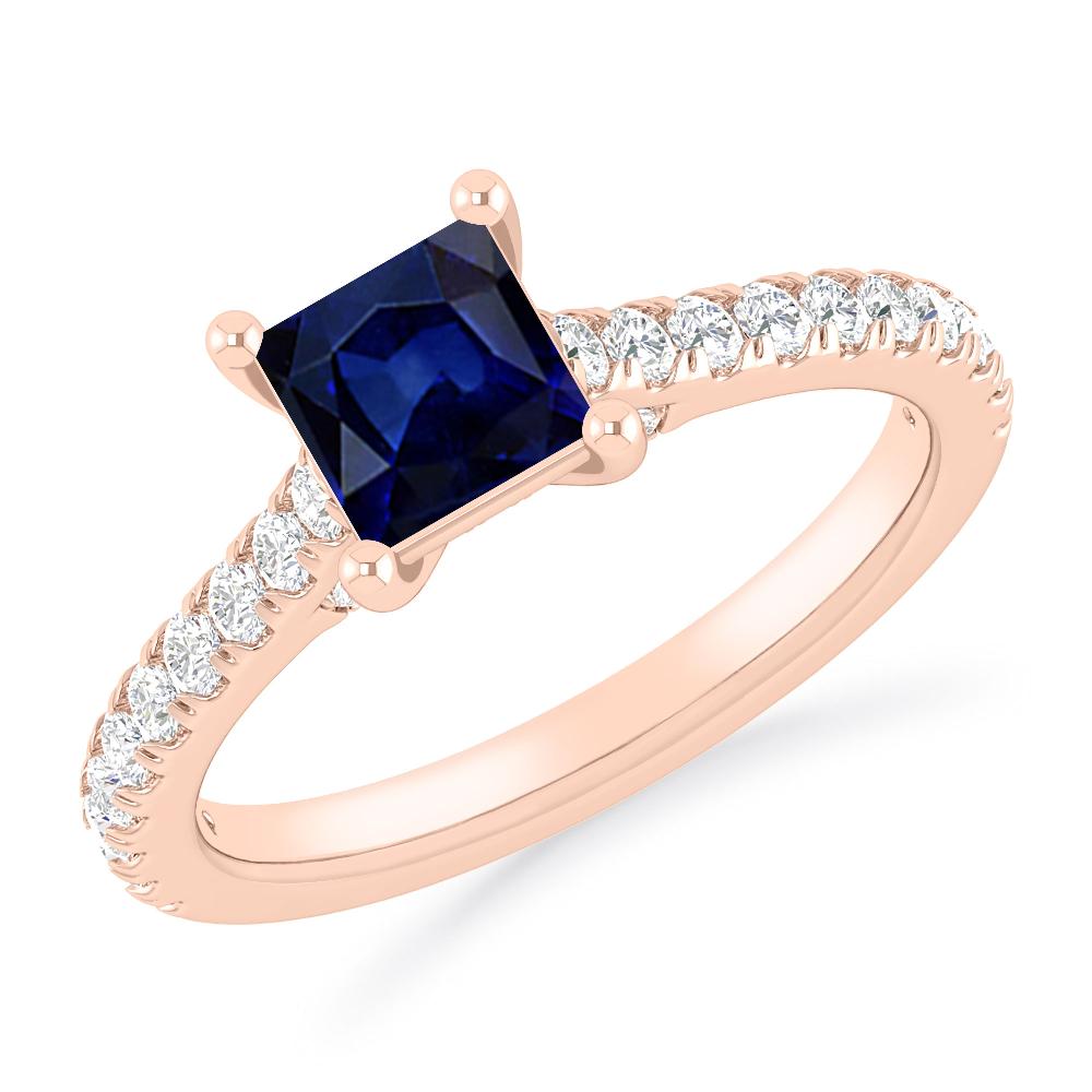 Rose Gold - Sapphire