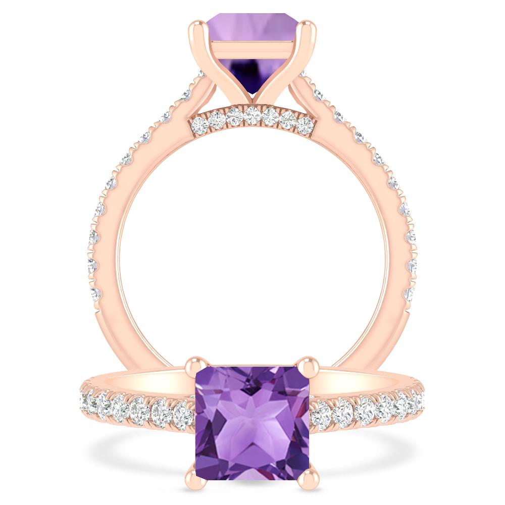 Rose Gold - Amethyst