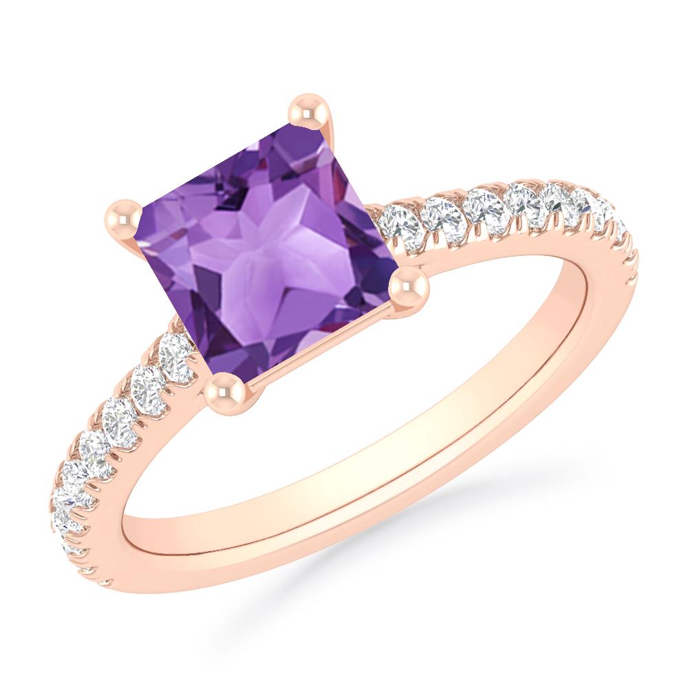 Rose Gold - Amethyst