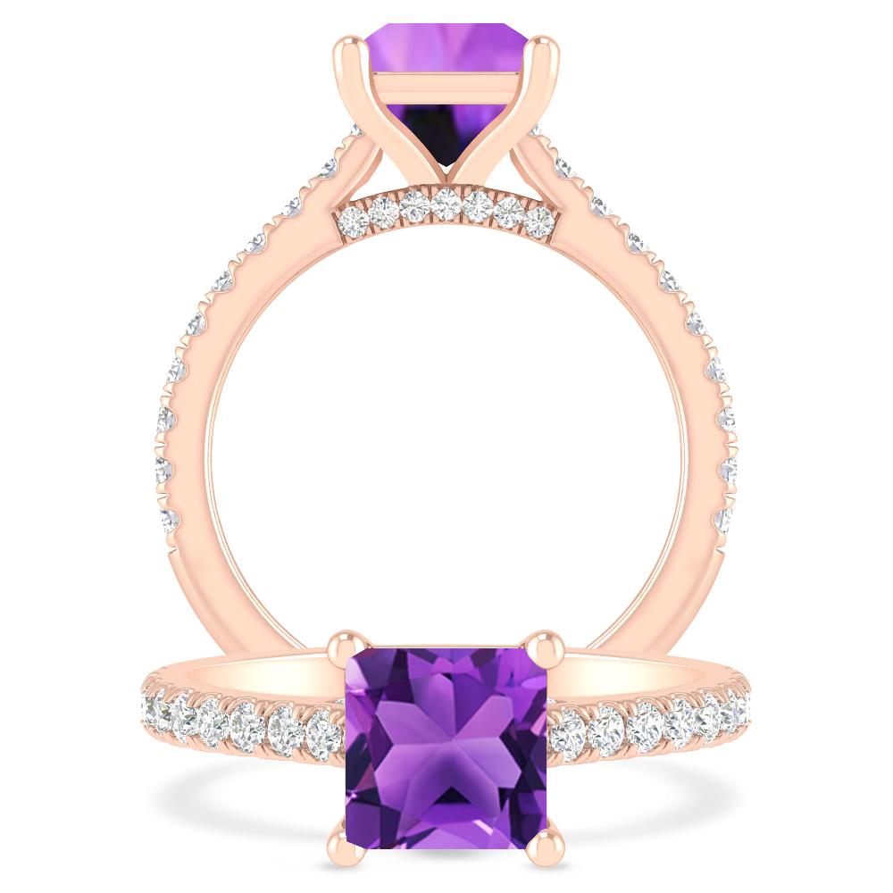 Rose Gold - Amethyst